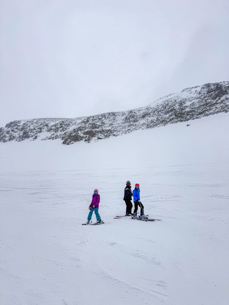 family ski getaway