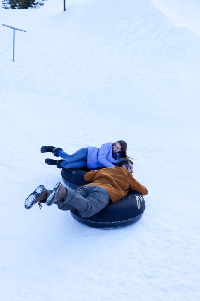 snow tubing Big Sky Family Ski Trip 2025